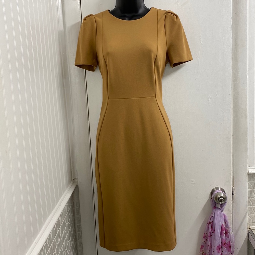 Gorgeous tan Calvin Klein dress